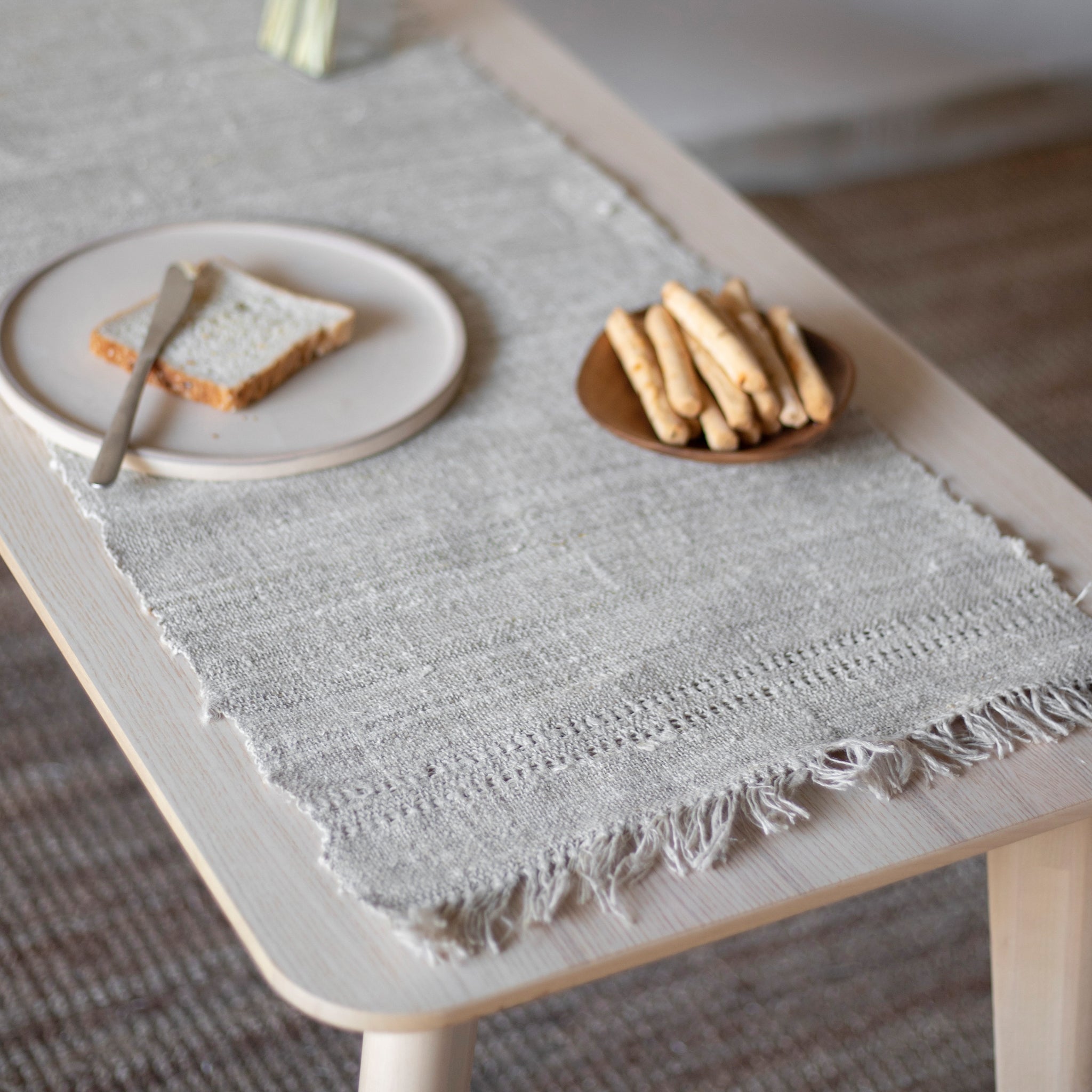 Fringe Hemp Tablerunner