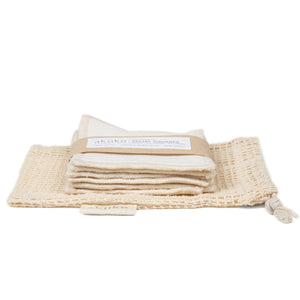 Bamboo Cotton Facial Squares (Pack Of 6)