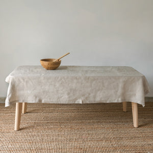 Linen Coffee Tablecloth